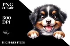 Cute Funny Crazy Baby Bernese Mountain Dog | Sublimation | Product Image 1