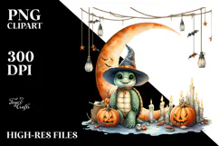 Rhino In Halloween Costume PNG Product Image 2