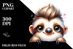 Baby Sloth PNG Product Image 2