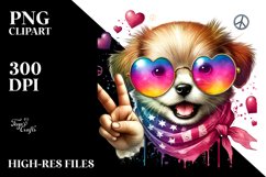 Valentines Puppy, Detailed PNG Product Image 2