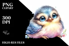 Cute Baby Bird, High-Res PNG Product Image 3