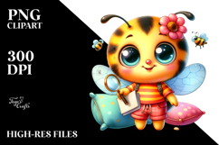 Goofy Bee with Magnifying PNG Product Image 2