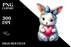 Whimsical Baby Rabbit, High-Res PNG Product Image 2