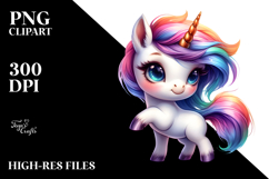 Cute Baby Unicorn PNG Product Image 2