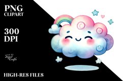 Cute Cloud, Transparent PNG Product Image 2
