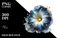 Abstract Material Morning Glory PNG Product Image 2