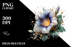 Glossy Morning Glory PNG Product Image 2