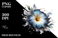 Abstract Material Morning Glory PNG Product Image 2