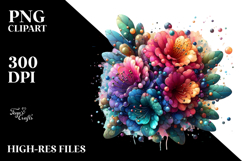 Colorful Glossy Rhododendron PNG Product Image 2