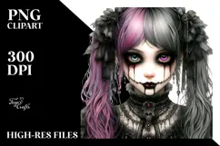 Gothic Girl, High-Res PNG Product Image 2