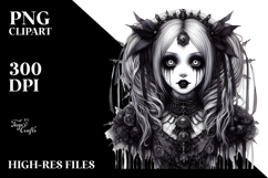 Gothic Girl, High-Res PNG Product Image 2