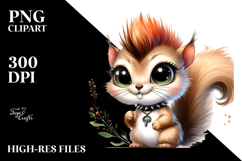 Cute Baby Squirrel PNG Product Image 2