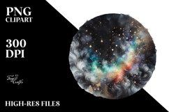Colorful Black Watercolor Glitter Product Image 3