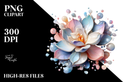 Abstract Glossy Gardenia Stained , PNG Product Image 2