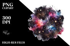 Colorful Black Watercolor Glitter Product Image 3