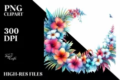 Vibrant Hawayan Flowers PNG Product Image 1