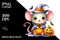 Cute Baby Mouse Halloween PNG Product Image 2