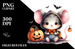Cute Baby Mouse Halloween PNG Product Image 2