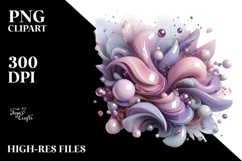Glossy Lilac PNG Product Image 2