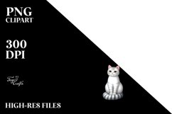 Colorful Cat House Scene | Sublimation | Clipart Product Image 3