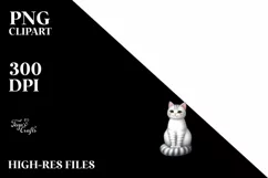 Colorful Cat House Scene | Sublimation | Clipart Product Image 3