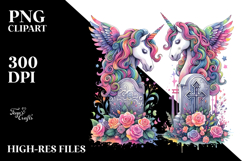 Vibrant Unicorn | Sublimation | Clipart Product Image 2