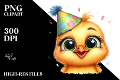 Watercolor Funny Chick | Clipart Product Image 2