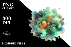 Colorful Greenish Foil Particles Product Image 1