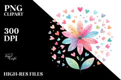 Simple Boho Flower, Transparent PNG Product Image 2