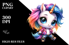 Cute Unicorn Dancing PNG Product Image 2