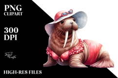 Beachy Baby Walrus, Transparent PNG Product Image 2
