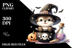 Cute Baby Otter PNG Product Image 2