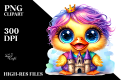Duck with Tiny Castle, Transparent PNG Product Image 2