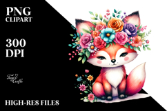 Cartoon-Style Fox Sailor Crown | Clipart Product Image 2