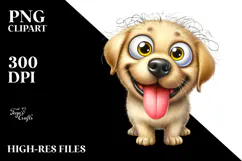 Cute Labrador Retriever, Transparent PNG Product Image 2