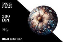 Shiny Cosmos Watercolor Splash | Clipart Product Image 3