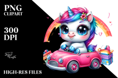 Vibrant Baby Unicorn PNG Product Image 2