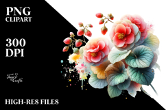 Begonia Made of PNG Product Image 2