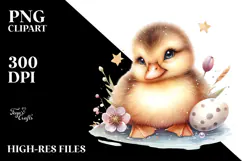 Cute Baby Duck PNG Product Image 2