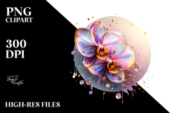Abstract y Orchid PNG Product Image 2