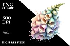 Quirky Foxglove Artwork | Clipart Product Image 3