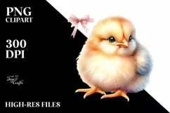 Cute Baby Chicken High Quality PNG Product Image 1
