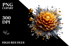 Glossy Marigold PNG Product Image 2