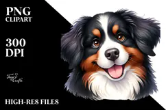 Happy Mountain Dog, Transparent PNG Product Image 2