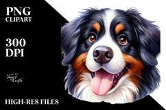 Happy Mountain Dog, Transparent PNG Product Image 2