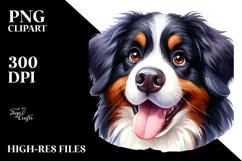 Happy Mountain Dog, Transparent PNG Product Image 2