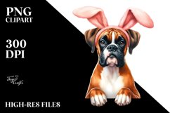 Boxer Bunny Ears,, Clipart |T-shirt, Mug, Tumbler Product Image 7