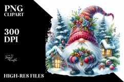 Vibrant Winter Gnome, High-Res PNG Product Image 3