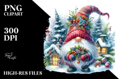 Vibrant Winter Gnome, High-Res PNG Product Image 2