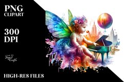 Artistic Baby Fairy in Harlem Ballroom PNG Product Image 3